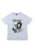 fame-stoned Bullet For My Valentine Baskılı Unisex %100 Pamuk Beyaz T-shirt thumbnail 1