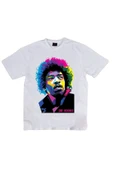 fame-stoned  Jimi Hendrix Baskılı T-shirt - 4