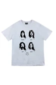 fame-stoned  Pink Floyd Baskılı Unisex %100 Pamuk Beyaz T-shirt thumbnail 1