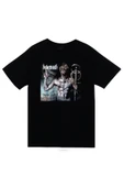 fame-stoned Behemoth Baskılı Unisex %100 Pamuk Siyah T-shirt thumbnail 1