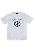 fame-stoned  Dream Theater Baskılı Unisex %100 Pamuk Beyaz T-shirt thumbnail 1