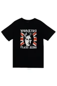 fame-stoned The Beatles Baskılı Unisex %100 Pamuk Siyah T-shirt thumbnail 1