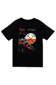 fame-stoned  Pink Floyd Baskılı Unisex %100 Pamuk Siyah T-shirt thumbnail 1