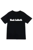 fame-stoned  Black Sabbath Baskılı Unisex %100 Pamuk Siyah T-shirt thumbnail 1