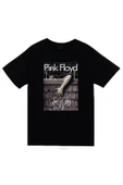 fame-stoned Pink Floyd Baskılı Unisex %100 Pamuk Siyah T-shirt thumbnail 1