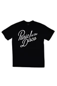 fame-stoned  Panic At The Disco Baskılı Unisex %100 Pamuk Siyah T-shirt thumbnail 1