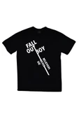 fame-stoned  Fall Out Boy Baskılı Unisex %100 Pamuk Siyah T-shirt thumbnail 1