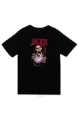 fame-stoned Jinjer Baskılı Unisex %100 Pamuk Siyah T-shirt thumbnail 1