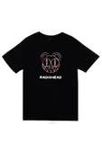fame-stoned Unisex Siyah Radiohead Baskılı T-Shirt thumbnail 1