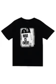 fame-stoned The Beatles Baskılı Unisex %100 Pamuk Siyah T-shirt thumbnail 1