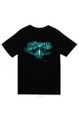 fame-stoned Pink Floyd Baskılı Unisex %100 Pamuk Siyah T-shirt thumbnail 1