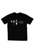 fame-stoned  Muse Baskılı Unisex %100 Pamuk Siyah T-shirt thumbnail 1
