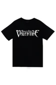 fame-stoned  Bullet For My Valentine Baskılı Unisex %100 Pamuk Siyah T-shirt thumbnail 1