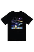 fame-stoned  Pink Floyd Baskılı Unisex %100 Pamuk Siyah T-shirt thumbnail 1