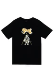 fame-stoned Ghost Baskılı Unisex %100 Pamuk Siyah T-shirt thumbnail 1