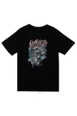 fame-stoned Slayer Baskılı Unisex %100 Pamuk Siyah T-shirt thumbnail 1