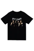 fame-stoned  Manowar Baskılı Unisex %100 Pamuk Siyah T-shirt thumbnail 1