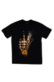 fame-stoned  Guns N Roses Baskılı Unisex %100 Pamuk Siyah T-shirt thumbnail 1