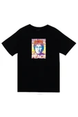 fame-stoned  The Beatles Baskılı Unisex %100 Pamuk Siyah T-shirt - 1