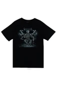 fame-stoned  Behemoth Baskılı Unisex %100 Pamuk Siyah T-shirt - 1