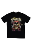 fame-stoned  Guns N Roses Baskılı Unisex %100 Pamuk Siyah T-shirt thumbnail 1