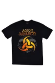 fame-stoned  Amon Amarth Baskılı Unisex %100 Pamuk Siyah T-shirt thumbnail 1