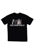 fame-stoned  Unisex Siyah Hollywood Undead Baskılı T-shirt thumbnail 1