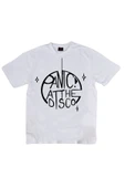 fame-stoned  Panic At The Disco Baskılı Unisex %100 Pamuk Beyaz T-shirt - 1