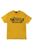 fame-stoned  Bullet For My Valentine Baskılı Unisex %100 Pamuk Sarı T-shirt - 1