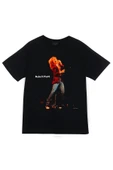 fame-stoned Led Zeppelin Baskılı Unisex %100 Pamuk Siyah T-shirt thumbnail 1