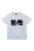 fame-stoned The Beatles Baskılı Unisex %100 Pamuk Beyaz T-shirt thumbnail 1