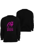 fame-stoned  Blackpink ( Kpop , Black Pink ) Baskılı Bisiklet Yaka Sweatshirt - 1