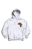 fame-stoned  Unisex Afrika Baskılı Kapüşonlu Sweatshirt - 1