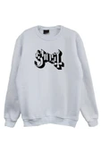 fame-stoned  Ghost Baskılı Sweatshirt - 1
