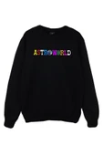 fame-stoned  Astraworld Travis Scott Baskılı Sweatshirt thumbnail 1
