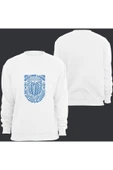 fame-stoned  Attack On Titan Anime Baskılı Bisiklet Yaka Sweatshirt - 3