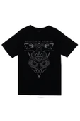 fame-stoned Bullet For My Valentine Baskılı Unisex %100 Pamuk Siyah T-shirt thumbnail 1