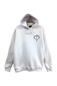 fame-stoned  Kulaklık Kalp Ritim Müzik Baskılı Kapüşonlu Sweatshirt - 1