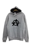 fame-stoned  Anarchy Baskılı Kapüşonlu Sweatshirt - 1