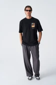 fame-stoned  Vincent Van Gogh Baskılı, Nakışlı Unisex %100 Pamuk Ekru T-shirt - 4