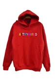 fame-stoned  Travis Scott Astroworld Baskılı Sweatshirt - 1