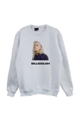 fame-stoned Billie Eilish Baskılı Sweatshirt - 1