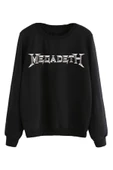 fame-stoned  Megadeth Baskılı Sweatshirt - 1