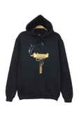fame-stoned  Uzi Kapüşonlu Sweatshirt - 1