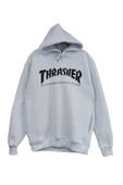 fame-stoned  Thrasher Baskılı Sweatshirt - 1