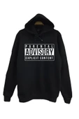 fame-stoned  Parental Advısory Baskılı Sweatshirt - 1