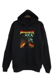 fame-stoned  Megadeth Baskılı Kapüşonlu Sweatshirt - 1
