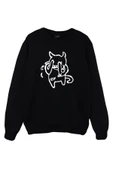 fame-stoned  Radiohead Baskılı Sweatshirt - 1