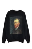 fame-stoned  Vıncent Van Gogh Baskılı Sweatshirt - 1