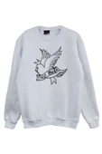 fame-stoned  Lıl Peep Baskılı Sweatshirt - 1